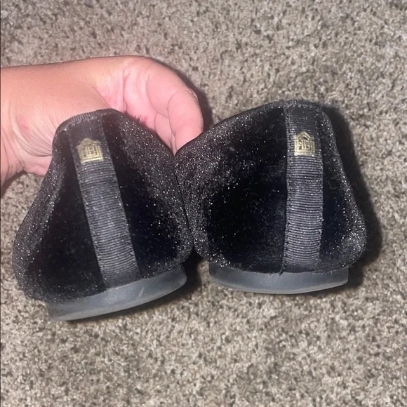 Birdies Women's Black Velvet Loafers - Picture 4 of 4